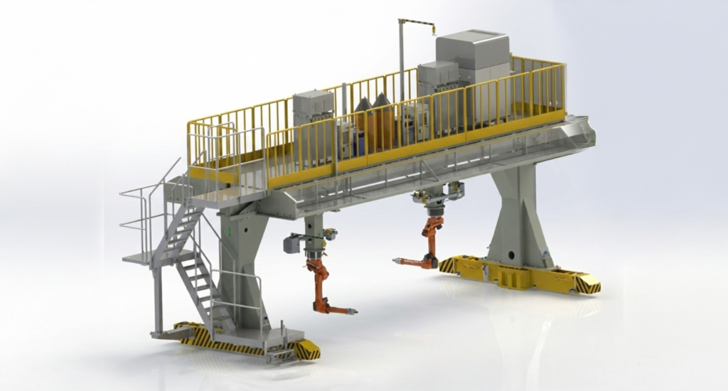 13m C-Frame, 7-Axis Welding Workstation
